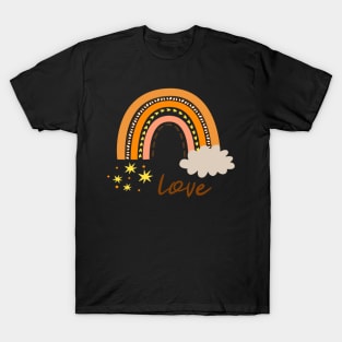 Boho Rainbow Love T-Shirt